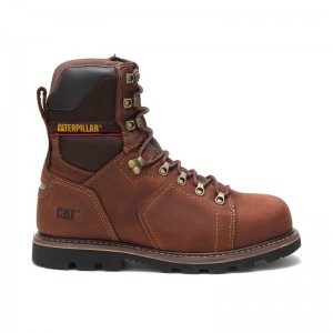 CatFootweat Alaska 2.0waterproof Thinsulate&Trade Men's Work Boots Brown | 68EDVUOSC