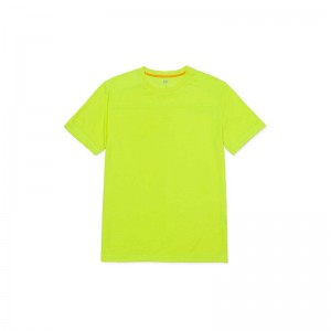 CatFootweat Coolmax Short Sleeve Tee Men's Clothing Yellow | 46BLXDEWZ