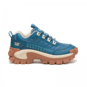 CatFootweat Eco Intruder Men's Casual Shoes Blue | 46IXENAZY