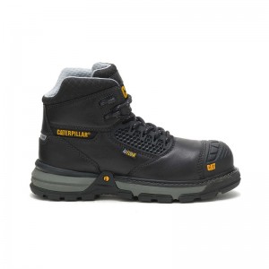 CatFootweat Excavator Superlite Toe Women's Boots Black | 23YLQMAIC