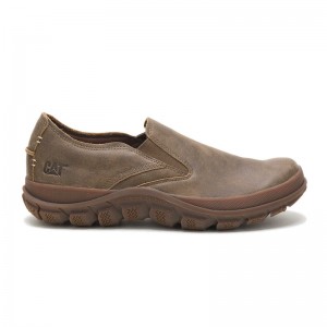 CatFootweat Fused Slip On Men's Casual Shoes Brown | 64TIMQBKF