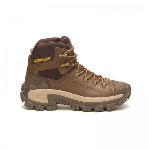 CatFootweat Hiking Style Men's Work Boots Brown | 24JISEWZH