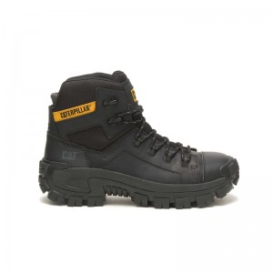 CatFootweat Hiking Style Men's Work Boots Black | 87REAHZNU