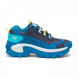 CatFootweat Re-Powered Intruder Chunky Trainer Women's Shoes Blue | 94MCZNIBK