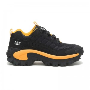 CatFootweat Re-Powered Intruder Chunky Trainer Women's Shoes Black / Yellow | 16EDVUYLT