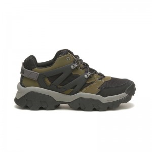 CatFootweat Reactor Sneaker - Unisex Styles Women's Shoes Dark Olive / Black | 15FHRBGXV