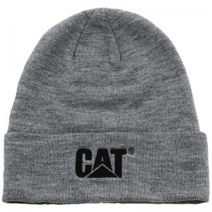 CatFootweat Trademark Cuff Beanie Men's Clothing Grey | 91KRCHZWX