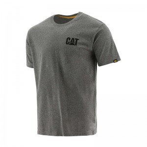 CatFootweat Trademark Tee Men's Clothing Dark Grey | 65LBUNVEZ