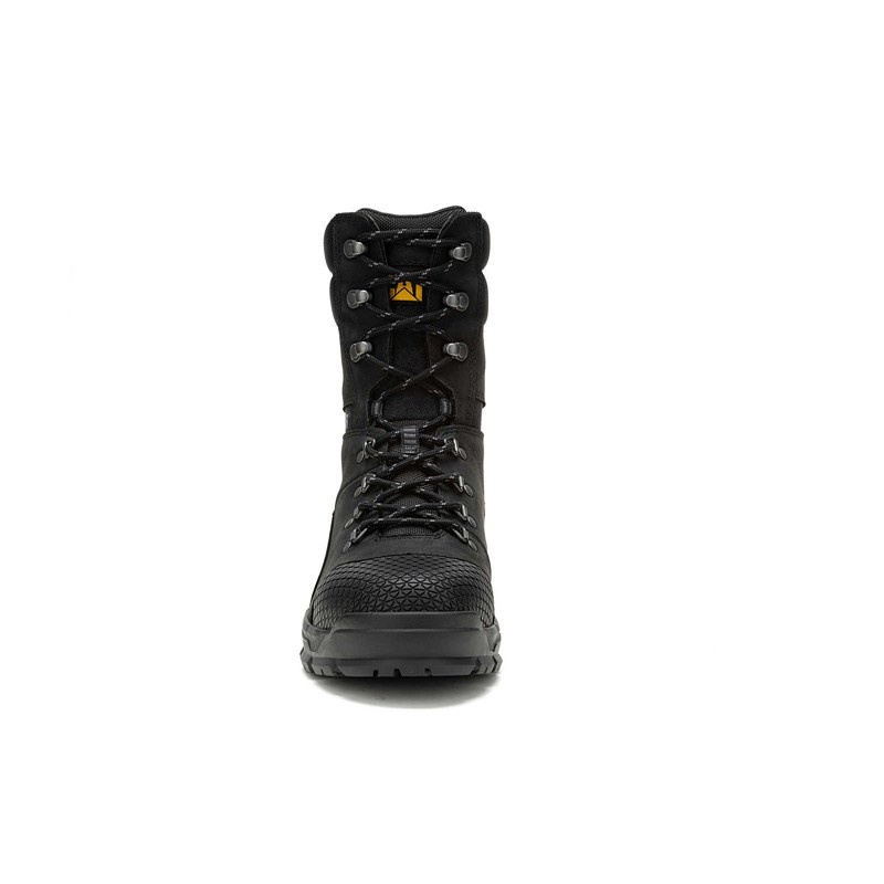 CatFootweat Accomplice X Waterproof Steel Toe Men's Work Boots Black | 61CJZEKST