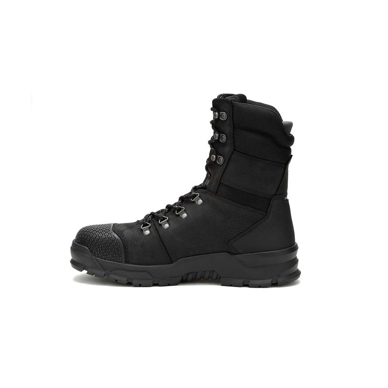 CatFootweat Accomplice X Waterproof Steel Toe Men's Work Boots Black | 61CJZEKST