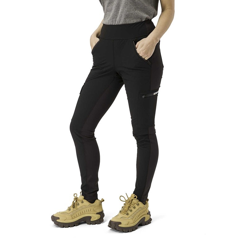 CatFootweat Active Work Legging Women's Workwear Black | 70QIUYGKP