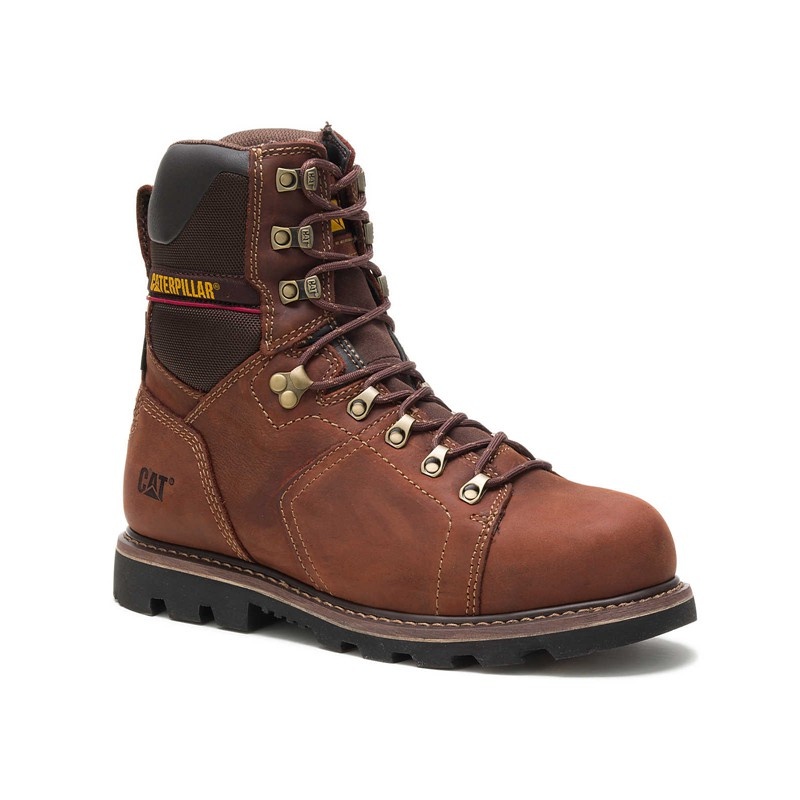 CatFootweat Alaska 2.0waterproof Thinsulate&Trade Men's Work Boots Brown | 68EDVUOSC