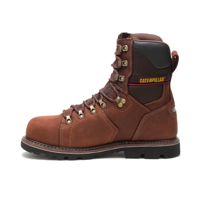 CatFootweat Alaska 2.0waterproof Thinsulate&Trade Men's Work Boots Brown | 68EDVUOSC