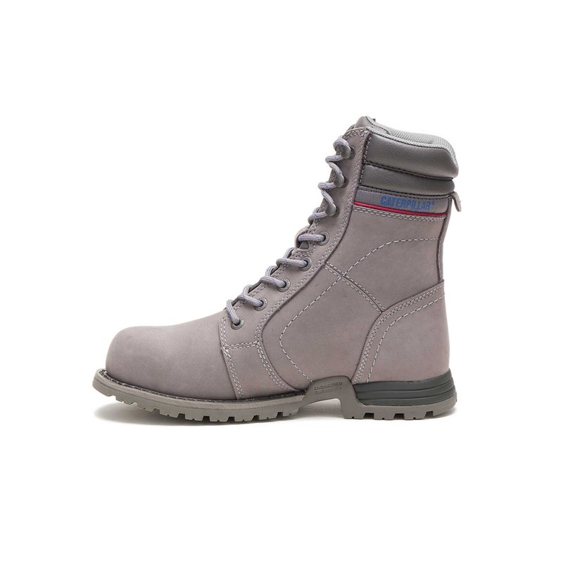 CatFootweat Echo Waterproof Steel Toe Women's Boots Grey | 08JLDAEOF