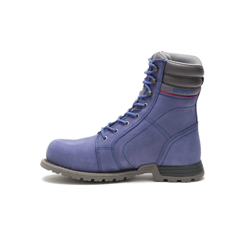 CatFootweat Echo Waterproof Steel Toe Women's Boots Purple | 94IOASPDJ