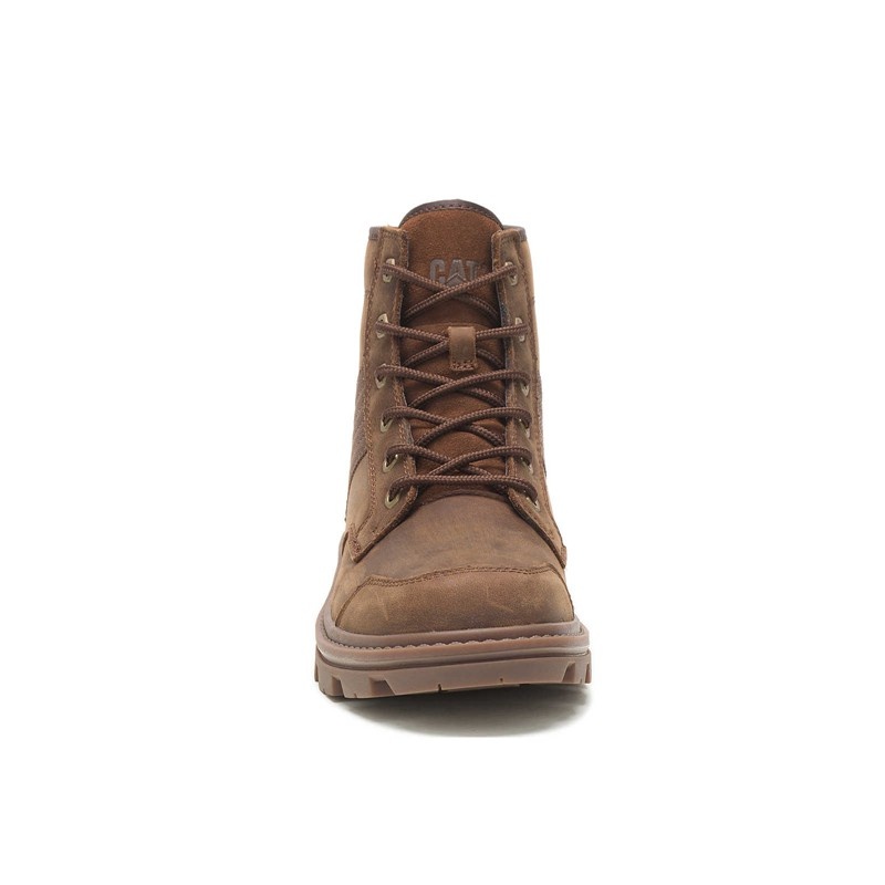 CatFootweat Evident Hi Men's Casual Shoes Dark Coffee | 49PQKFBOV