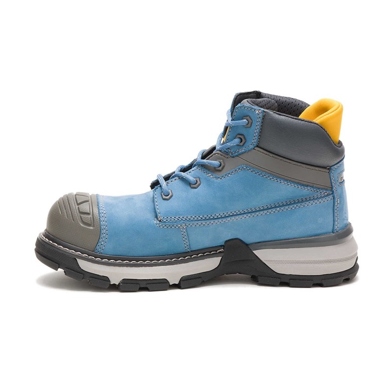 CatFootweat Excavator Superlite Toe Women's Boots Blue | 58FSNPYQW