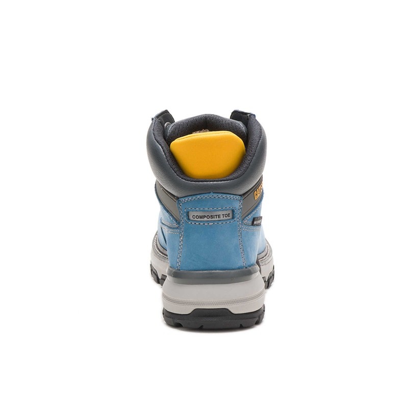 CatFootweat Excavator Superlite Toe Women's Boots Blue | 58FSNPYQW