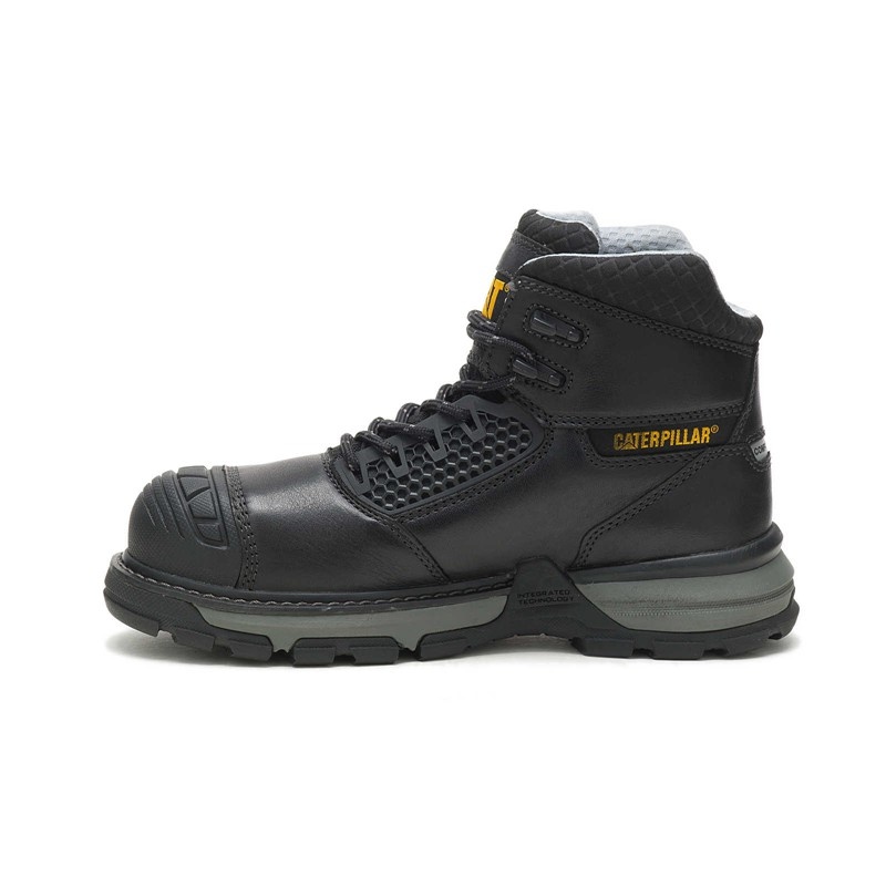 CatFootweat Excavator Superlite Toe Women's Boots Black | 23YLQMAIC