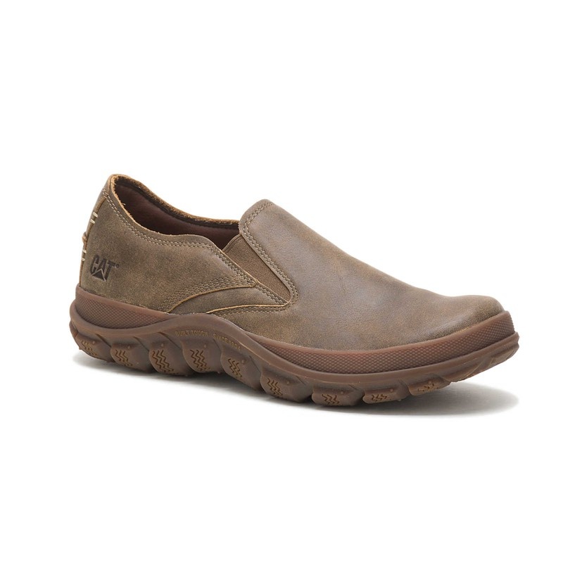 CatFootweat Fused Slip On Men's Casual Shoes Brown | 64TIMQBKF