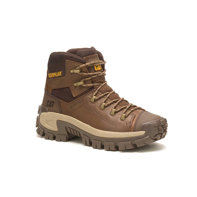 CatFootweat Hiking Style Men's Work Boots Brown | 24JISEWZH