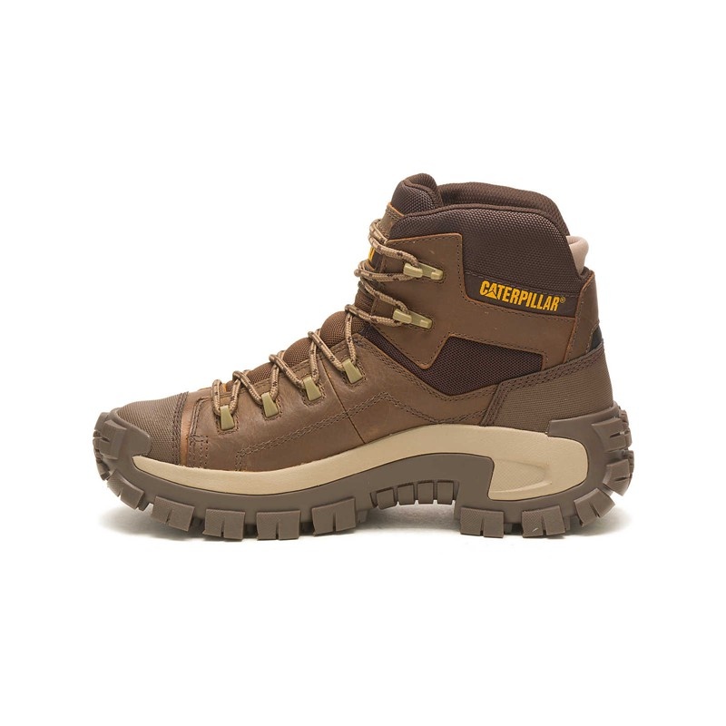 CatFootweat Hiking Style Men's Work Boots Brown | 24JISEWZH