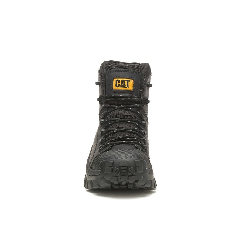 CatFootweat Hiking Style Men's Work Boots Black | 87REAHZNU