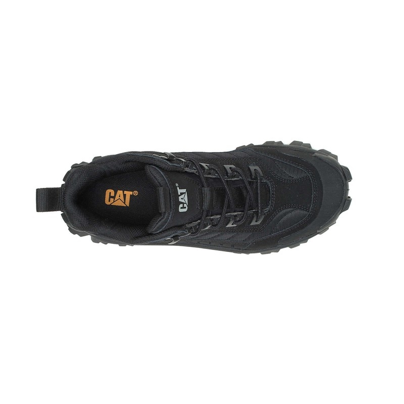 CatFootweat Intruder Mid Men's Casual Shoes Black | 17ICRKEWQ