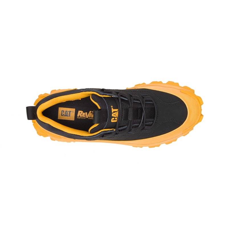 CatFootweat Intruder Waterproof Galosh - Men's Casual Shoes Yellow / Black | 61LAZWFQG