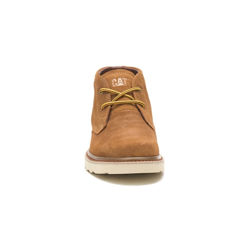 CatFootweat Narrate Chukka Men's Casual Shoes Brown | 38ILNHPDE