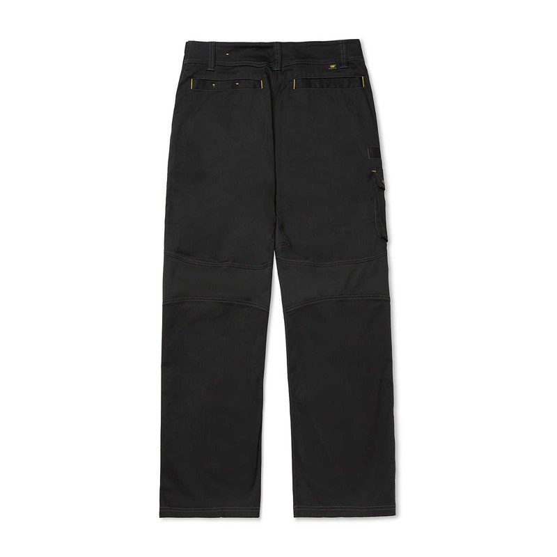 CatFootweat Operator Flex Pant Men's Clothing Black | 35OMSLPZJ