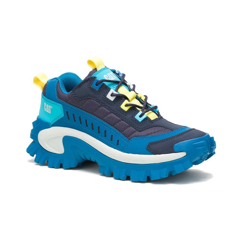 CatFootweat Re-Powered Intruder Chunky Trainer Women's Shoes Blue | 94MCZNIBK