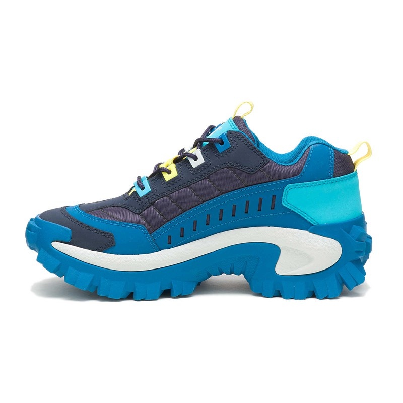 CatFootweat Re-Powered Intruder Chunky Trainer Women's Shoes Blue | 94MCZNIBK