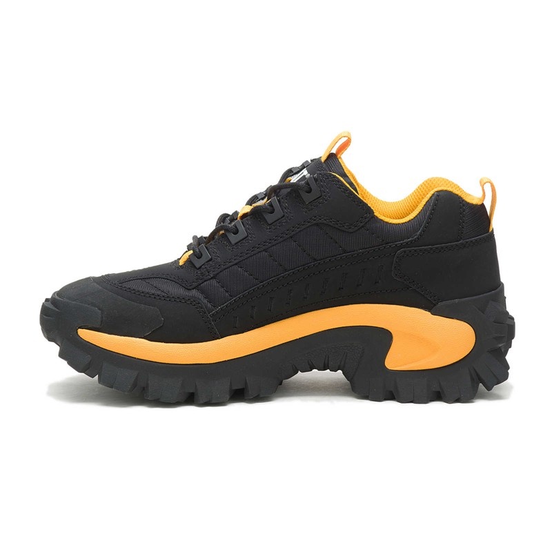 CatFootweat Re-Powered Intruder Chunky Trainer Women's Shoes Black / Yellow | 16EDVUYLT