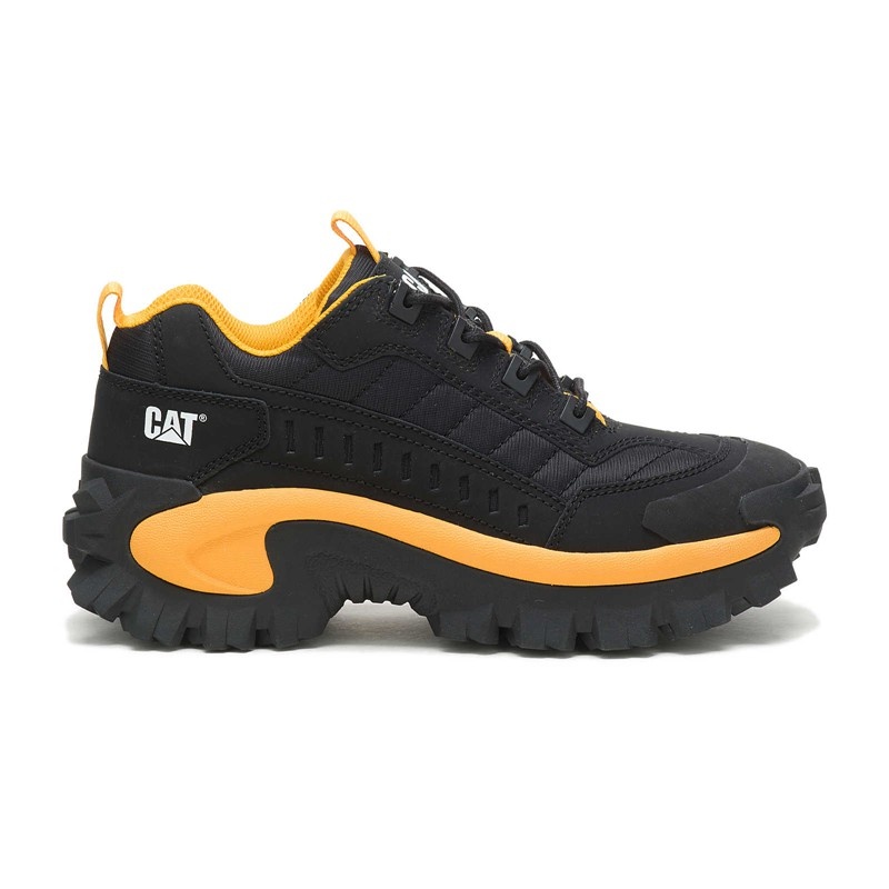 CatFootweat Re-Powered Intruder Chunky Trainer Women\'s Shoes Black / Yellow | 16EDVUYLT