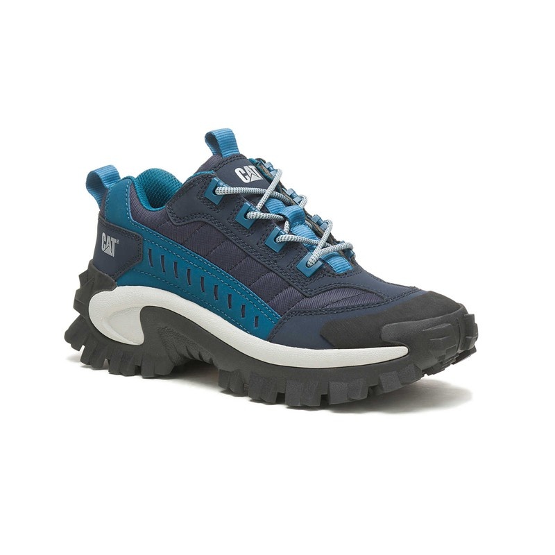 CatFootweat Re-Powered Intruder Chunky Trainer Women's Shoes Blue | 97LCZBWFO