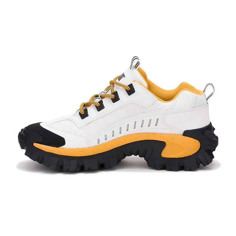 CatFootweat Re-Powered Intruder Chunky Trainer Women's Shoes White / Yellow | 18YFUNGPS