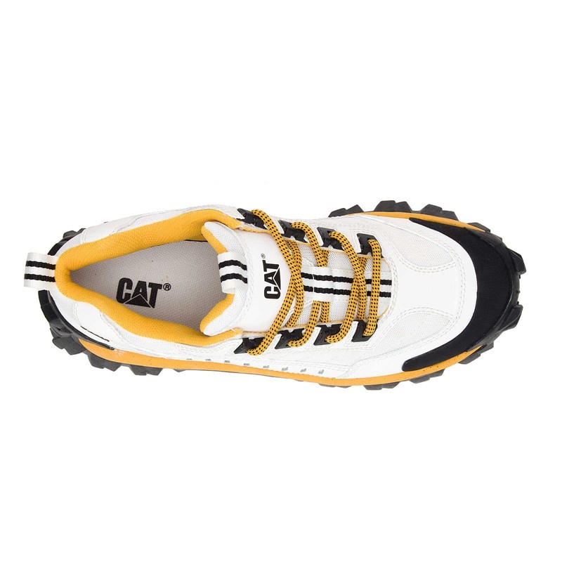 CatFootweat Re-Powered Intruder Chunky Trainer Women's Shoes White / Yellow | 18YFUNGPS