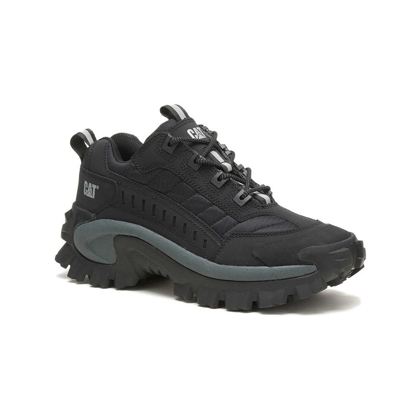 CatFootweat Re-Powered Intruder Chunky Trainer Women's Shoes Black / Dark Grey | 26KGMXPWV