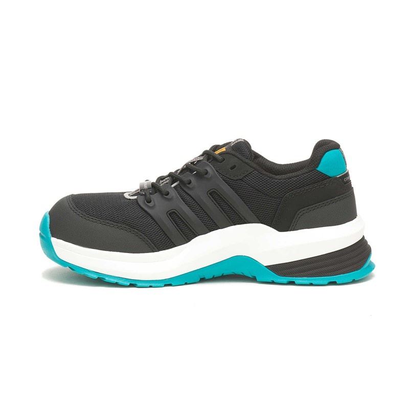 CatFootweat Streamline 2.0 Composite Women's Shoes Black / Turquoise | 23NVDFXIA