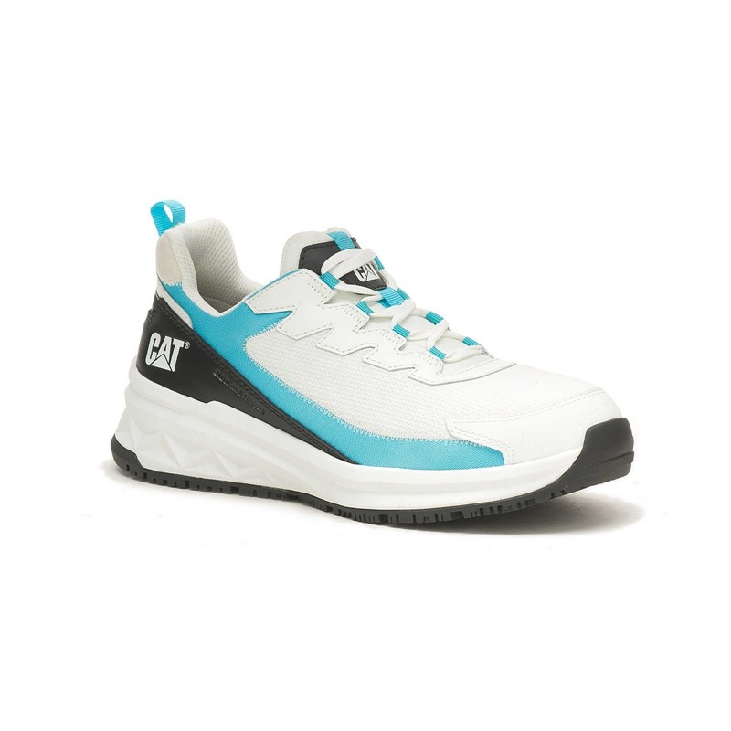 CatFootweat Streamline Runner Carbon Composite Women's Shoes White / Blue | 32ULAVZKN