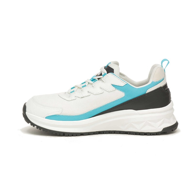 CatFootweat Streamline Runner Carbon Composite Women's Shoes White / Blue | 32ULAVZKN