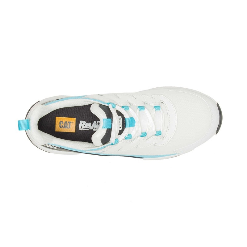 CatFootweat Streamline Runner Carbon Composite Women's Shoes White / Blue | 32ULAVZKN