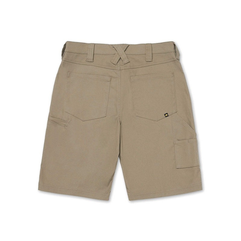 CatFootweat Stretch Canvas Utility Short Men's Clothing Khaki | 75AVPEUYK