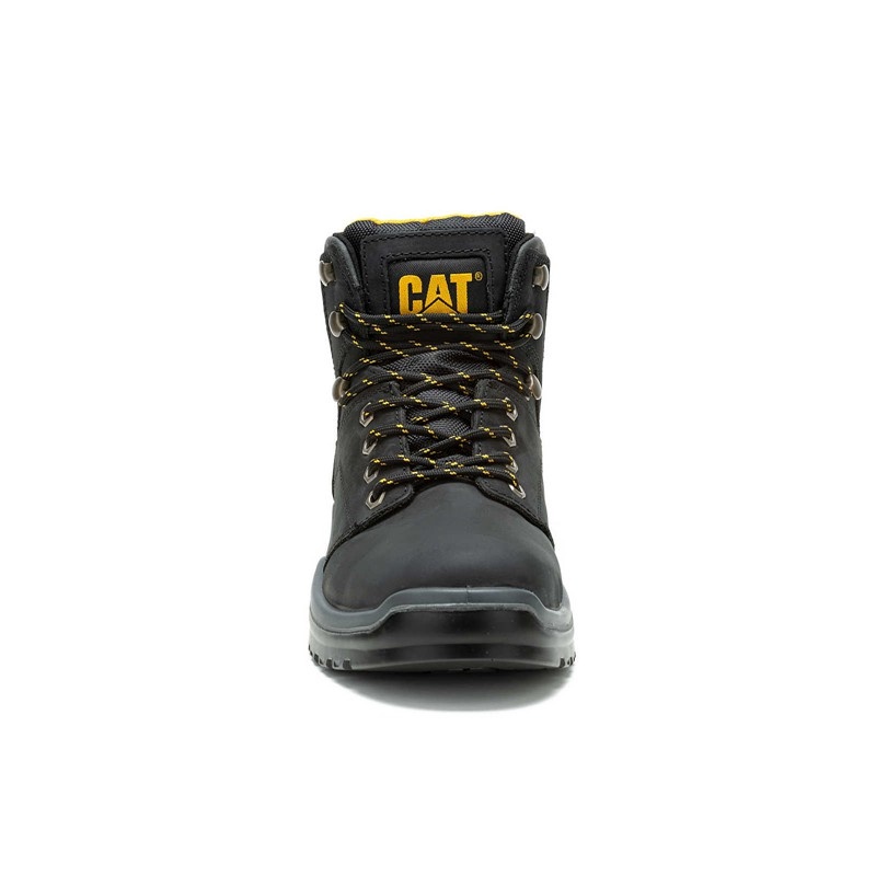 CatFootweat Striver Steel Toe Men's Work Boots Black | 70VDNCSBG