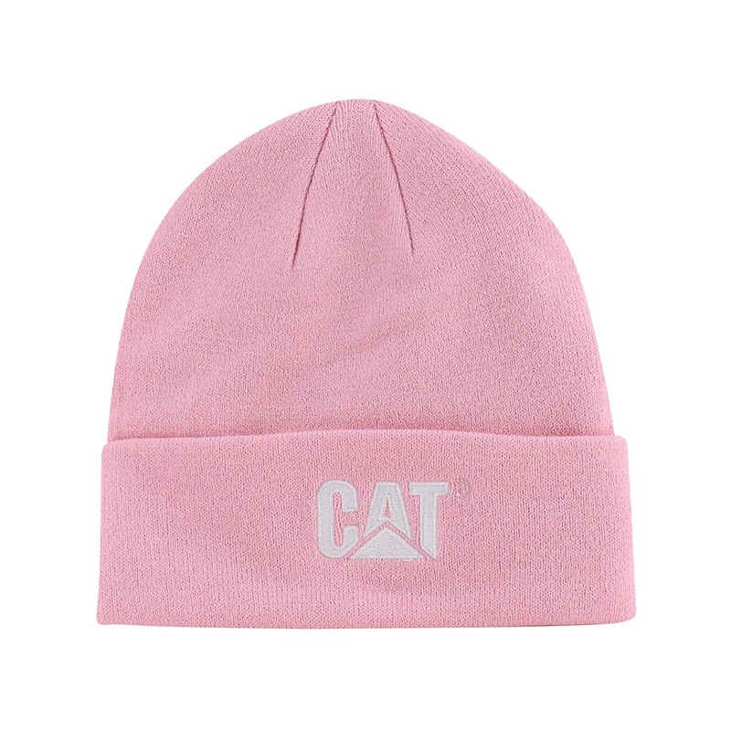 CatFootweat Trademark Cuff Beanie Men\'s Clothing Pink | 49XBTVLGK