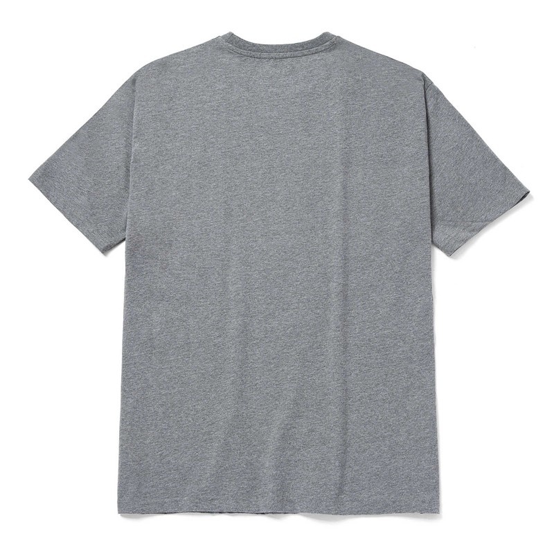 CatFootweat Trademark Logo Tee Men's Clothing Grey | 07QAEVHBT