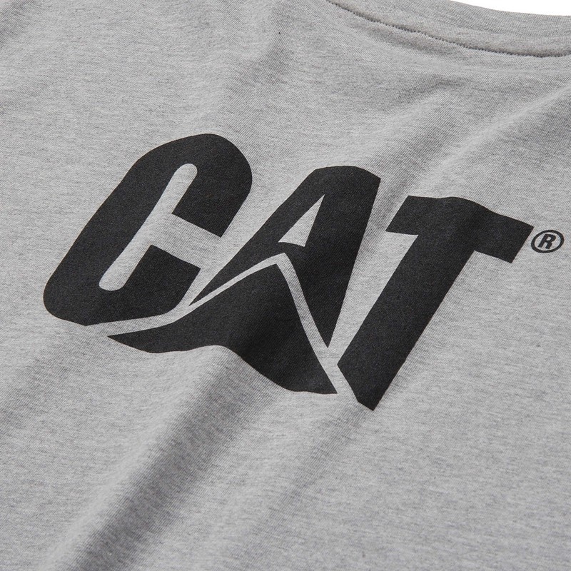 CatFootweat Trademark Sleeveless Pocket Tee Men's Clothing Grey | 67KNAXYOG