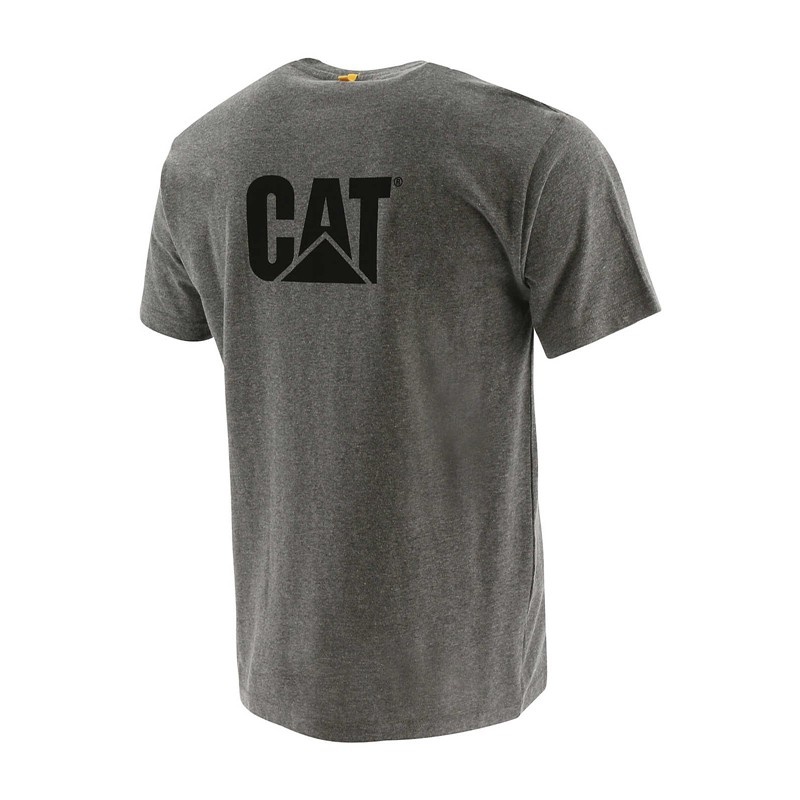 CatFootweat Trademark Tee Men's Clothing Dark Grey | 65LBUNVEZ