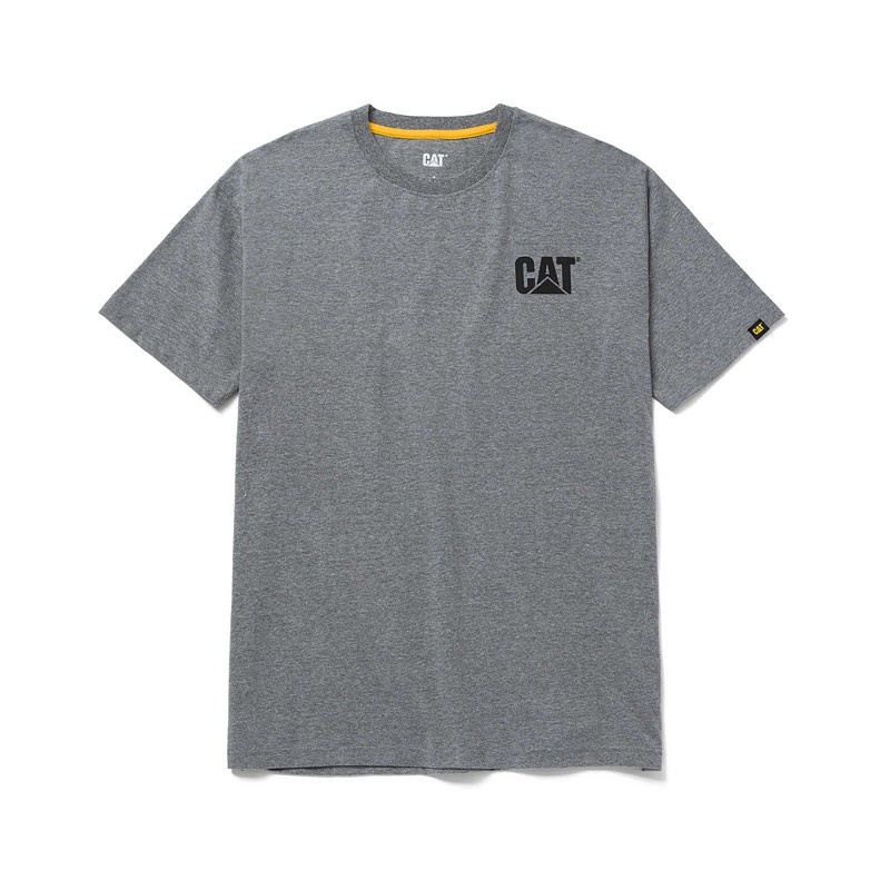 CatFootweat Trademark Tee Men's Clothing Dark Grey | 65LBUNVEZ